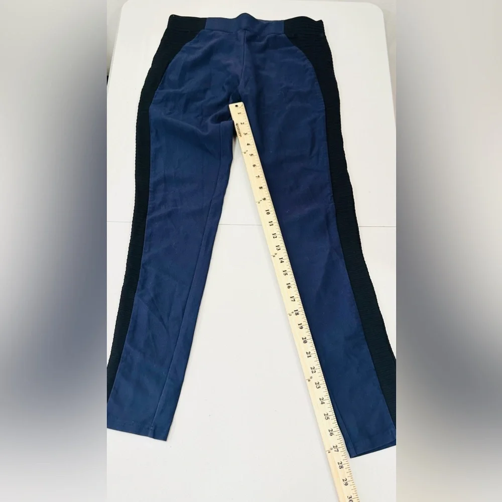Patrizia Luca Milano Women’s Black & Purple Leggings 28”‎  Size M